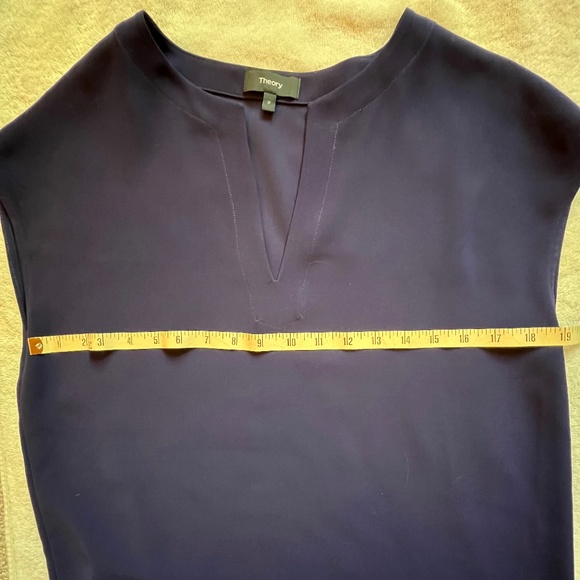 Theory Saturnina NP Shift Dress, Storm Navy, Size P (XS) , NWT - Picture 7 of 11